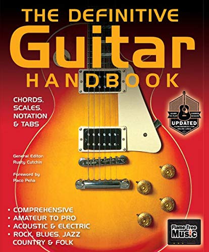 Beispielbild fr Definitive Guitar Handbook - Chords, Scales, Notation Tabs zum Verkauf von Goodwill