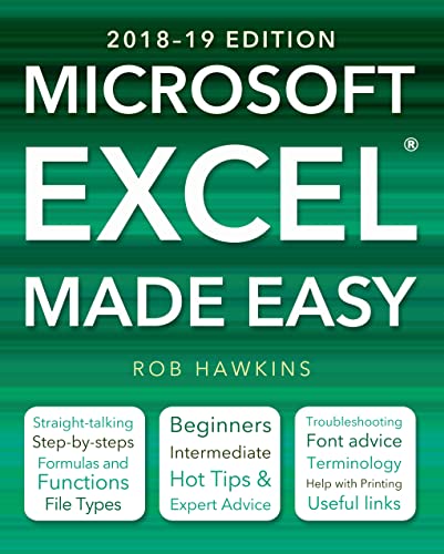 Imagen de archivo de Microsoft Excel Made Easy (2018-19 Edition) a la venta por Reliant Bookstore