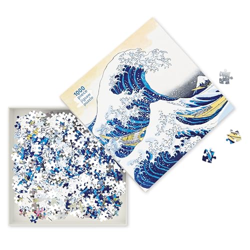 Stock image for Adult Jigsaw Hokusai: The Great Wave: 1000 piece jigsaw (1000-piece jigsaws) for sale by HPB-Blue