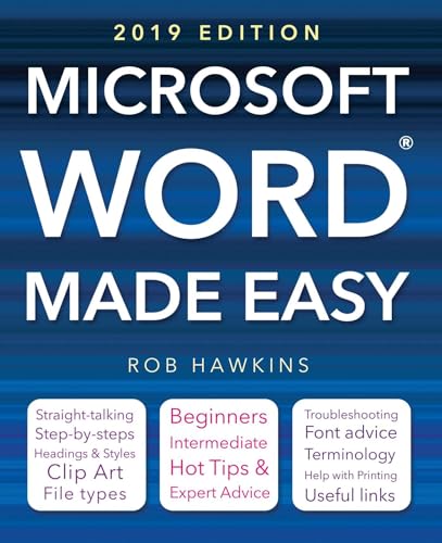 9781787557420: Microsoft Word Made Easy (2019 edition)