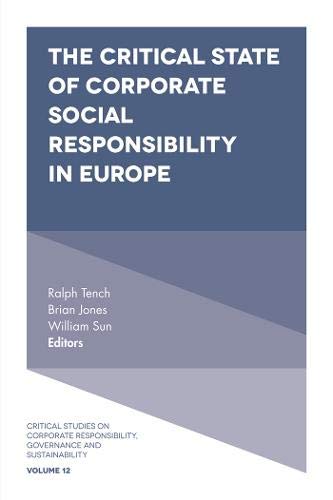 Stock image for The Critical State of Corporate Social Responsibility in Europe for sale by Blackwell's