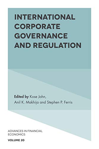 Stock image for International Corporate Governance and Regulation (Advances in Financial Economics, 20) for sale by Brook Bookstore