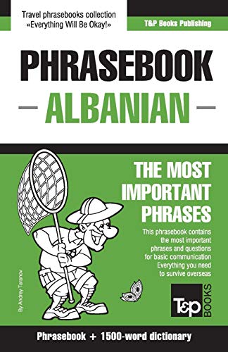 9781787671508: English-Albanian phrasebook and 1500-word dictionary