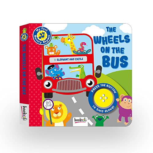 Imagen de archivo de Wheels on the Bus Musical Book | My First Nursery Rhymes | Sing Along Book | Sound Books for Children | Board Book for Toddlers | Gifts for 1 Year Old a la venta por WorldofBooks