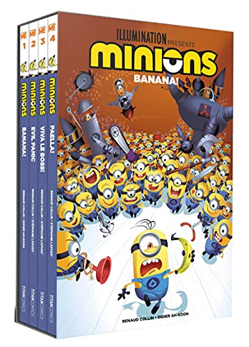 Stock image for Despicable Me Minions Banana Series Volumes 1 - 4 Graphic Novel Books Collection Box Set for sale by WorldofBooks