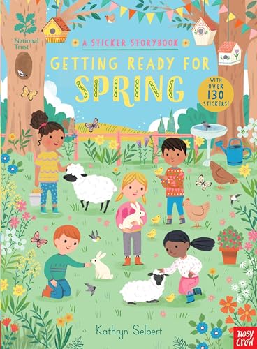 Stock image for National Trust: Getting Ready for Spring, A Sticker Storybook (National Trust Sticker Storybooks) for sale by WorldofBooks