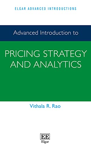 Imagen de archivo de Advanced Introduction to Pricing Strategy and Analytics a la venta por Blackwell's