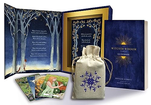 Stock image for The Witches' Wisdom Tarot (Deluxe Keepsake Edition): A 78-Card Deck and Guidebook for sale by WorldofBooks