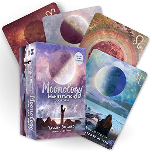 Stock image for Moonology Manifestation Oracle: A 48-Card Deck and Guidebook for sale by Half Price Books Inc.