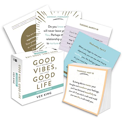 9781788178198: Good Vibes, Good Life 2023 Calendar: Daily Inspiration for Living Your Best Life