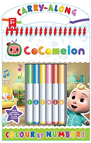 Beispielbild fr CoComelon Colour by Numbers Colouring Book zum Verkauf von WorldofBooks