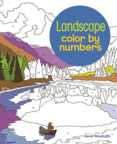 Imagen de archivo de Landscape Color by Numbers a la venta por Book Outpost