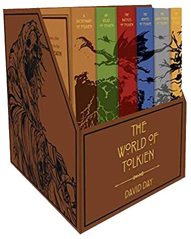 Imagen de archivo de The World of Tolkien Complete 6 Books Collection Box Set by David Day (Dictionary, Atlas, Battles, Heroes, Dark Powers & Hobbits) a la venta por GF Books, Inc.