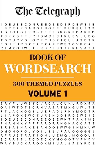 Beispielbild fr The Telegraph Book of Wordsearch Volume 1 (The Telegraph Puzzle Books) zum Verkauf von WorldofBooks