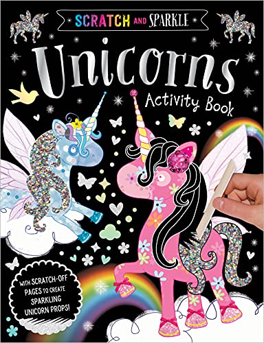 Stock image for Scratch and Sparkle Unicorns Activity Book for sale by HPB Inc.