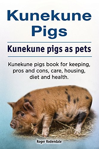 Stock image for Kunekune pigs. Kunekune pigs as pets. Kunekune pigs book for keeping, pros and cons, care, housing, diet and health. for sale by Zoom Books Company