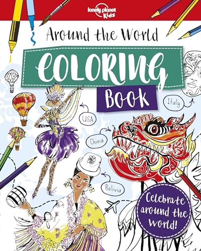 Imagen de archivo de Lonely Planet Kids Around the World Coloring Book 1 a la venta por Half Price Books Inc.