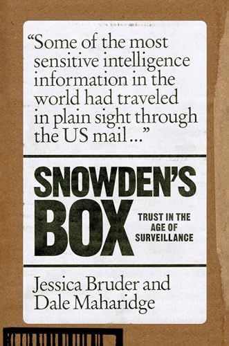 Beispielbild fr Snowden's Box: Trust in the Age of Surveillance zum Verkauf von Decluttr