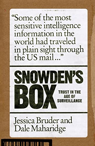 Beispielbild fr Snowdens Box: Trust in the Age of Surveillance zum Verkauf von Big River Books
