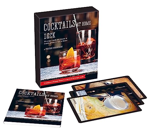 Stock image for Cocktails at Home Deck: 50 recipe cards for classic iconic drinks to mix at home (2) (Recipe Card Decks) for sale by Bookoutlet1