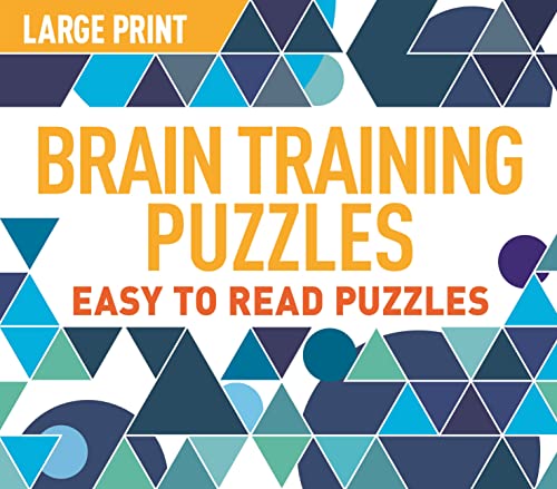 Stock image for Large Print Brain Training Puzzles (Landscape puzzles) for sale by WorldofBooks