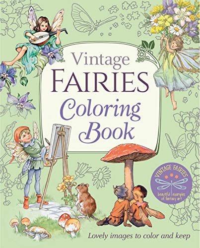 9781788887762: Vintage Fairies Coloring Book: Lovely Images to Colour and Keep: Lovely Images to Color and Keep: 2 (Sirius Vintage Coloring)