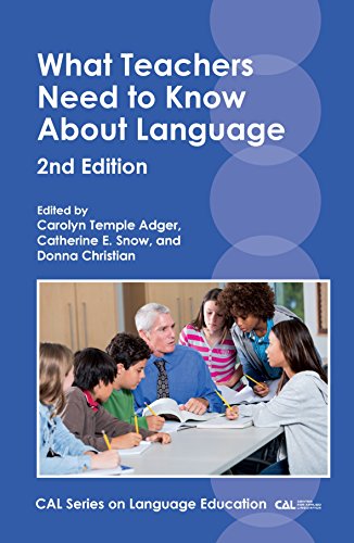 Beispielbild fr What Teachers Need to Know About Language (CAL Series on Language Education, 2) (Volume 2) zum Verkauf von BooksRun