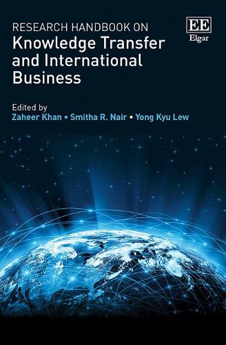 Beispielbild fr Research Handbook on Knowledge Transfer and International Business (Research Handbooks in Business and Management series) zum Verkauf von Books From California