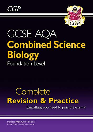 Beispielbild fr 9-1 GCSE Combined Science: Biology AQA Foundation Complete Revision & Practice with Online Edn: ideal for catch-up, assessments and exams in 2021 and 2022 (CGP GCSE Combined Science 9-1 Revision) zum Verkauf von WorldofBooks