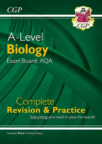 9781789080261: New A-Level Biology: AQA Year 1 & 2 Complete Revision & Practice with Online Edition (CGP A-Level Biology) (El embalaje puede variar) (CGP AQA A-Level Biology)