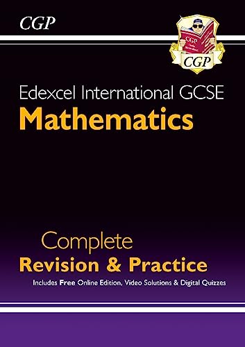 Stock image for New Edexcel International GCSE Maths Complete Revision & Practice - Grade 9-1 (with Online Edition) (CGP IGCSE 9-1 Revision) for sale by Better World Books Ltd