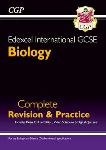 Stock image for New Edexcel International GCSE Biology Complete Revision & Practice: Incl. Online Videos & Quizzes: for the 2024 and 2025 exams (CGP IGCSE Biology) for sale by WorldofBooks