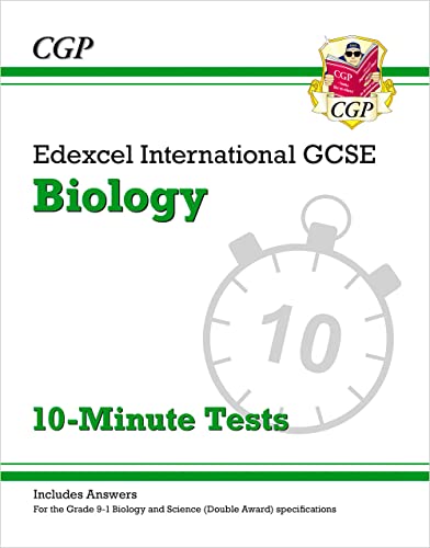 Stock image for New Grade 9-1 Edexcel International GCSE Biology: 10-Minute Tests (with answers) (CGP IGCSE 9-1 Revision) for sale by Greener Books