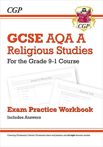 Beispielbild fr Grade 9-1 GCSE Religious Studies: AQA A Exam Practice Workbook (includes Answers) (CGP GCSE RS 9-1 Revision) zum Verkauf von AwesomeBooks