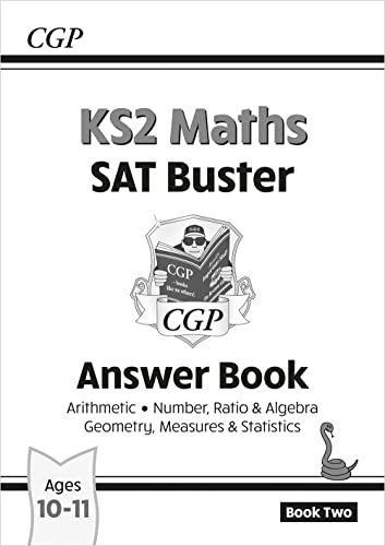 Imagen de archivo de KS2 Maths SAT Buster: Answer Book 2 (for the 2024 tests) (CGP SATS Maths) a la venta por WorldofBooks