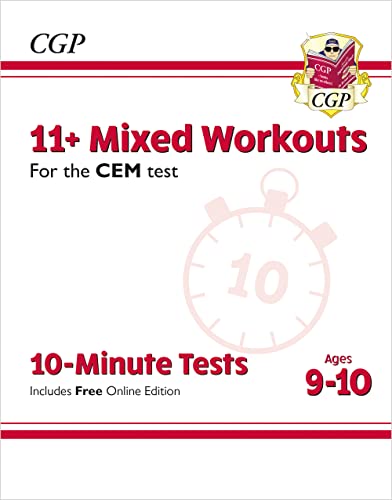 Stock image for 11+ CEM 10-Minute Tests: Mixed Workouts - Ages 9-10 (with Online Edition) (CGP CEM 11+ Ages 9-10) for sale by WorldofBooks