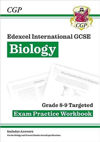 Stock image for New Edexcel International GCSE Biology Grade 8-9 Exam Practice Workbook (with Answers): for the 2024 and 2025 exams (CGP IGCSE Biology) for sale by WorldofBooks