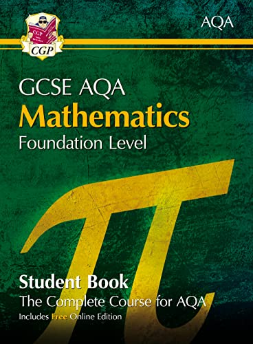 New Grade 9 1 Gcse Maths Aqa Student Book Foundation With Online Edition Cgp Gcse Maths 9 1 Revision Abebooks Cgp Books