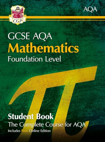 New Grade 9 1 Gcse Maths Aqa Student Book Foundation With Online Edition Cgp Gcse Maths 9 1 Revision Abebooks Cgp Books