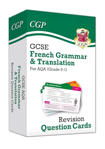 Beispielbild fr New Grade 9-1 GCSE AQA French: Grammar & Translation Revision Question Cards (CGP GCSE French 9-1 Revision) zum Verkauf von Monster Bookshop