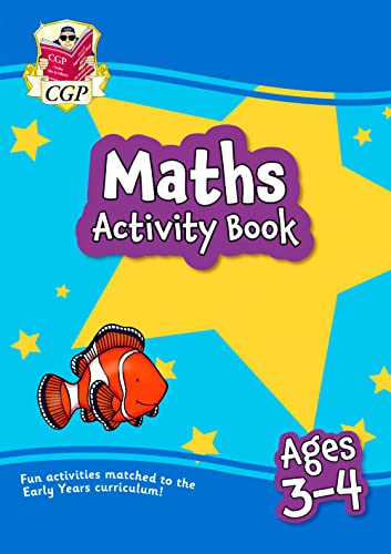 Beispielbild fr Maths Activity Book for Ages 3-4 (Preschool) (CGP Preschool Activity Books and Cards) zum Verkauf von WorldofBooks