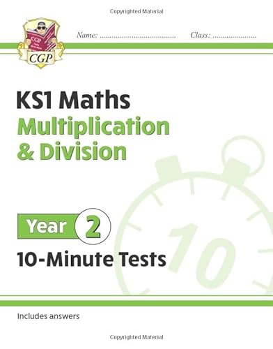 9781789086355: KS1 Year 2 Maths 10-Minute Tests: Multiplication & Division (CGP Year 2 Maths)