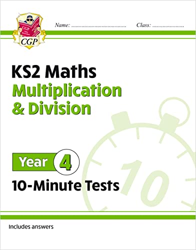 Stock image for New Ks2 Maths 10-Minute Tests: Multiplication & Division - Year 4 for sale by GreatBookPrices