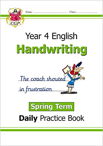 Stock image for New KS2 Handwriting Daily Practice Book Year 4 Spring Term superb for catchup and learning at home CGP KS2 English for sale by PBShop.store US
