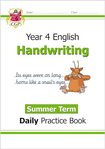 9781789086669: New KS2 Handwriting Daily Practice Book: Year 4 - Summer Term: perfect for catching up at home (CGP KS2 English)