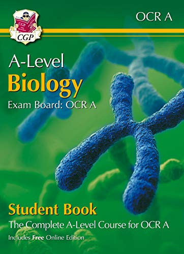 Beispielbild fr New A-Level Biology for OCR A: Year 1 & 2 Student Book with Online Edition: the perfect course companion for the 2022 & 2023 exams (CGP A-Level Biology) zum Verkauf von AwesomeBooks