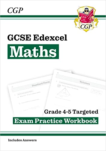 9781789086850: GCSE Maths Edexcel Grade 4-5 Targeted Exam Practice Workbook (includes Answers): for the 2024 and 2025 exams (CGP Edexcel GCSE Maths)