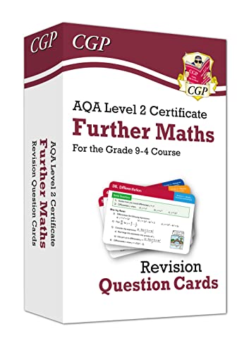Beispielbild fr AQA Level 2 Certificate: Further Maths - Revision Question Cards (CGP Level 2 Further Maths) zum Verkauf von WorldofBooks
