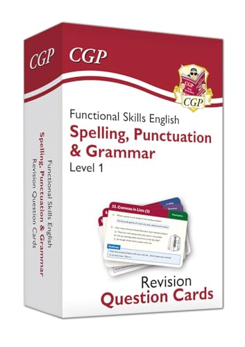 Immagine dell'editore per Functional Skills English Revision Question Cards: Spelling, Punctuation and Grammar - Level 1 venduto da PBShop.store UK