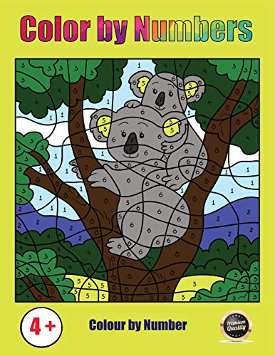Stock image for Color by Number: A color by numbers book for children aged 4 to 6 for sale by HPB Inc.